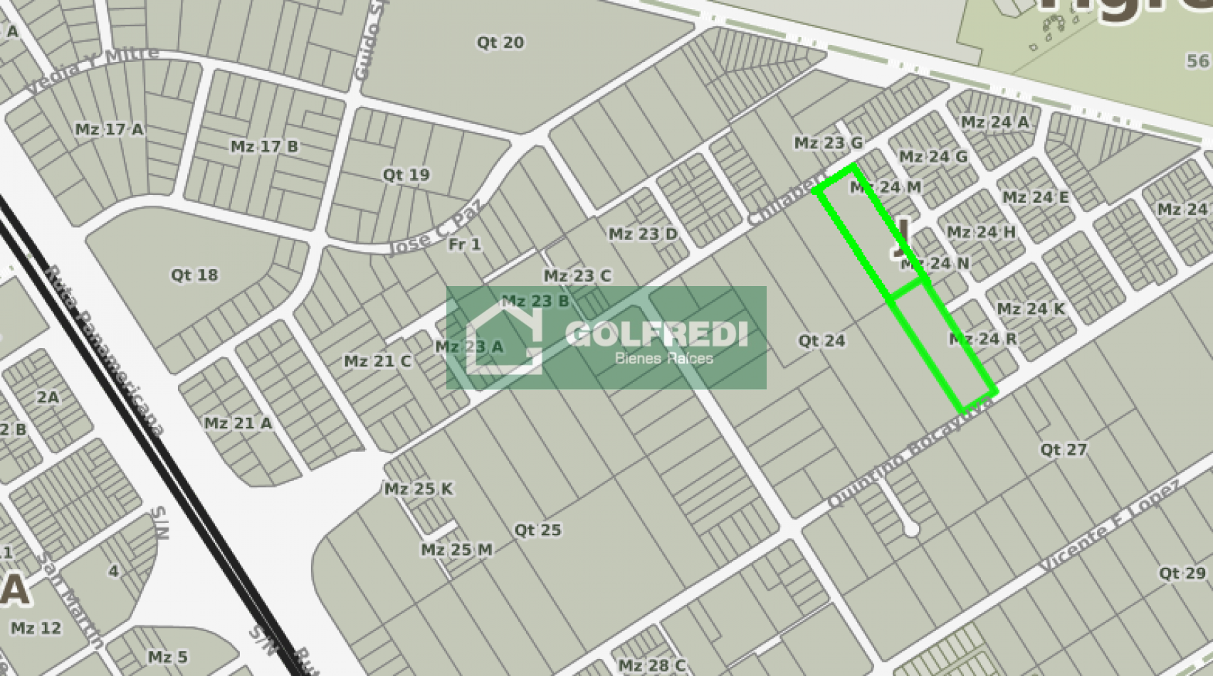 Para proyecto inmobiliario!!! Dos Terrenos en Benavidez 17.000 m2 totales